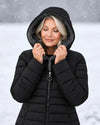 Fleece Lined Quilted Coat