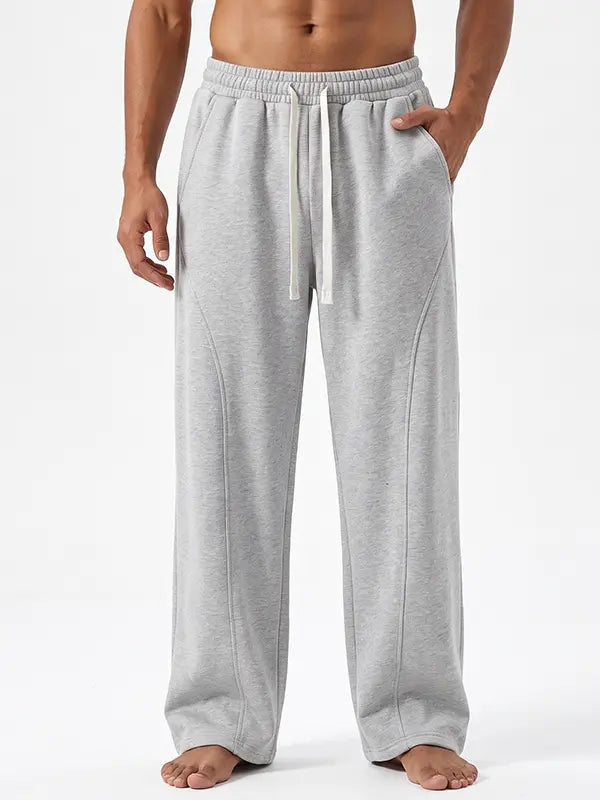 Men's Fleece Thermal Lined Sweatpants Oversize