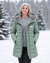 Fleece Lined Quilted Coat