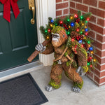 Lighted Woodland Bigfoot Christmas Porch Decor
