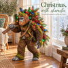 Lighted Woodland Bigfoot Christmas Porch Decor