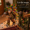 Lighted Woodland Bigfoot Christmas Porch Decor