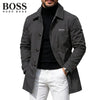 Button Front Collared Coat