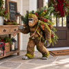 Lighted Woodland Bigfoot Christmas Porch Decor