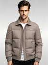 Rib Collar Puffer Jacket