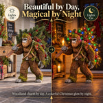 Lighted Woodland Bigfoot Christmas Porch Decor